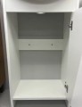 Szafka łazienkowa z umywalką biała stojąca 45 cm Alf