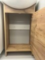 Szafka łazienkowa z umywalką dąb złoty 45 cm Frigo