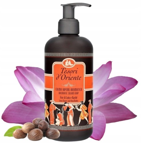 Mydło w płynie do mycia rąk nawilżające 300 ml Kwiat Lotosu Masło Shea 