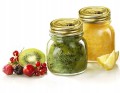 Słoik na przetwory z zakrętką dekoracyjny mały 0,15L
