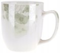 Kubek porcelanowy w kwiaty z uchem na herbatę 350 ml