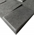 Panele ścienne dekoracyjne grafit mur ceglany 50x50 cm opakowanie 8 sztuk