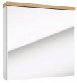 Zestaw szafka łazienkowa z umywalką 50x70+szafka z lustrem 50x60 dąb craft