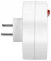 Rozgałęźnik elektryczny z wyłącznikiem 1x2P+Z, 2x2P/II