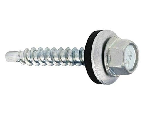 Wkręt farmerski montażowy fasadowy samowiercący 4,8x35 mm 100 sztuk chrom