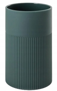 Kubek na szczoteczki i pastę łazienkowy butelkowa zieleń 300 ml