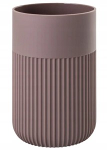 Kubek na szczoteczki i pastę łazienkowy fioletowy 350 ml