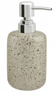Dozownik łazienkowy do mydła w płynie 350 ml beżowy kamionka