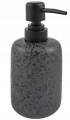 Dozownik łazienkowy do mydła w płynie 350 ml szary kamionka