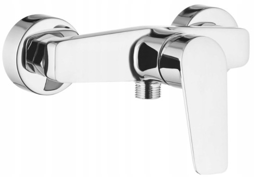 Bateria natryskowa ścienna prysznicowa chrom jednouchwytowa łazienkowa Jasmin