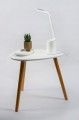 Lampka biurkowa nocna biała 230 V 12,5 x 36,5 cm