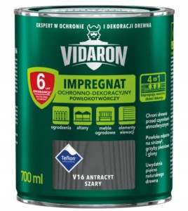 Vidaron impregnat powłokotwórczy 700 ml antracytowy ochronno-dekoracyjny