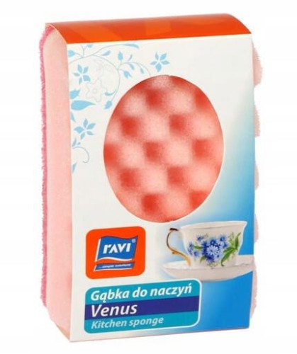 Gąbka do zmywania naczyń dwustronna praktyczna