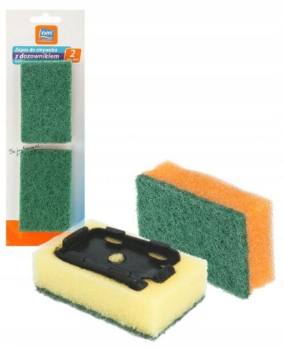 Zapas do zmywaka kuchennego z dozownikiem do mycia naczyń 2 sztuki