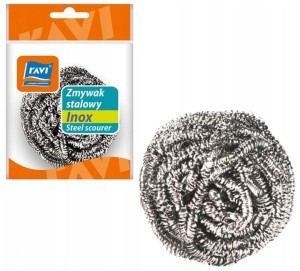 Zmywak kuchenny stalowy druciak nierdzewny uniwersalny