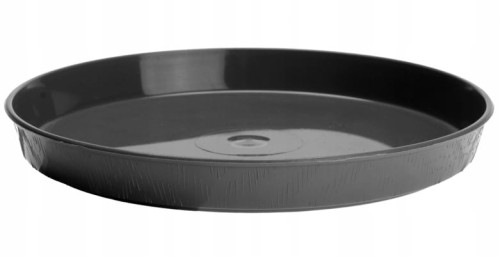 Podstawka pod doniczkę grafitowa 28 cm okrągła