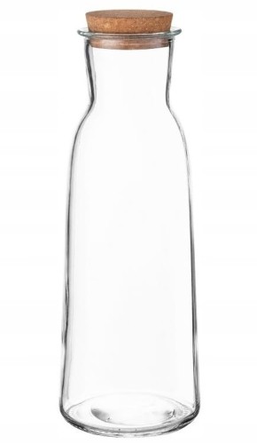 Karafka szklana z korkiem na lemoniadę sok 1l