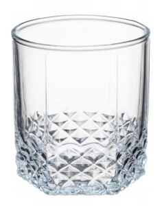 Szklanka do drinków 330ml przezroczysta zdobiona 