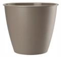 Doniczka dekoracyjna plastikowa beżowa Azalia 15x14 cm