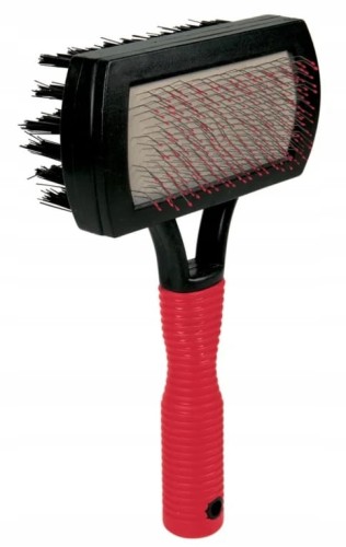 Trixie Miękka szczotka dwustronna dla psa 10x17 cm