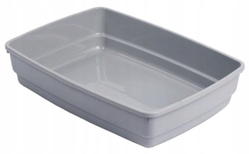 Kuweta otwarta dla kota 42x33x11cm szara