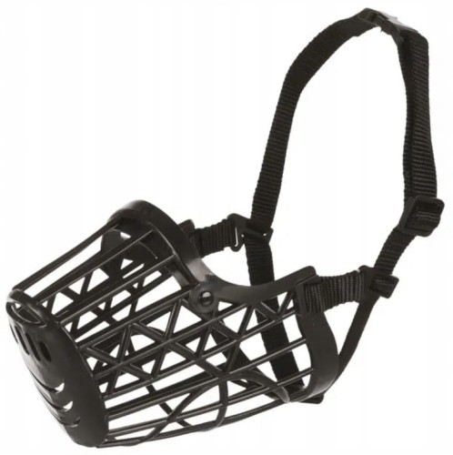 Kaganiec plastikowy dla psa L 31 cm czarny