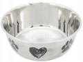 Mała miska dla psa kota 0,5 L 13 cm stalowa