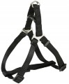 Szelki dla psa S 40-50 cm/15 mm czarne zapinane