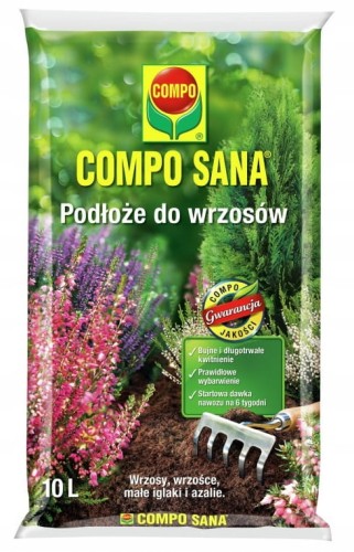 Podłoże do wrzosów roślin kwasolubnych 10 l 