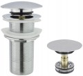 Spust umywalkowy korek klik-klak 110 mm