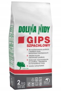 Dolina Nidy Gips szpachlowy 2 kg jasno szary