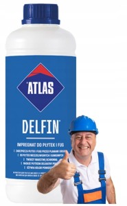 Atlas Delfin Impregnat do płytek i fug 1l 