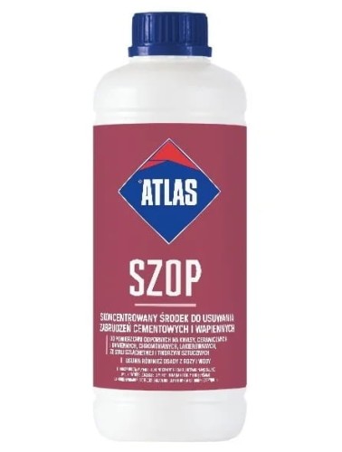 Atlas Szop Środek do czyszczenia zabrudzeń cementowych i wapiennych 1 L 