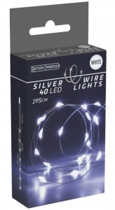 Lampki LED 195 cm łańcuch świetlny na baterie