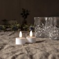 Zestaw tealightów 4 sztuki białe świeczki LED