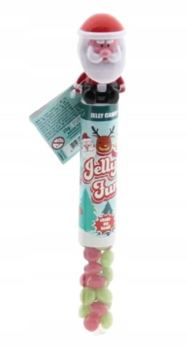 Świąteczna tuba z figurką i cukierkami 25 g 