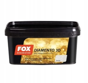 Fox Diamento Farba dekoracyjna 1 L 3D White