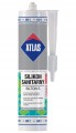 Silikon elastyczny sanitarny 280 ml Atlas biały S001