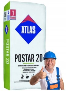 Atlas Postar 20 Podkład cementowy szybkoschnący 25 kg