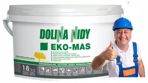 Dolina Nidy Gładź szpachlowa biała 18 kg 