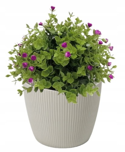 Doniczka osłonka plastikowa taupe 16 cm Magnolia Jumper