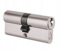 Wkładka do zamka 30/40 mm Nikiel satyna + 3 klucze