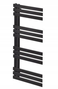 Grzejnik łazienkowy 580 W 50x124 cm Czarny mat Elena