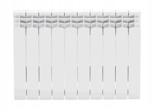 Grzejnik aluminiowy biały 10 elementów 57x80 cm Best