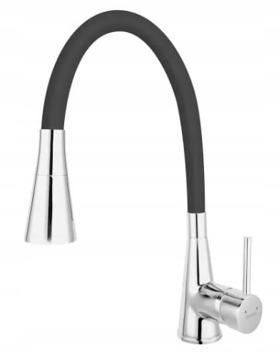 Bateria kuchenna stojąca elastyczna czarna chrom Zumba II