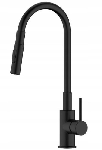 Bateria kuchenna 2-funkcyjna elastyczna czarna Elba 