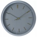 Zegar ścienny 30 cm elegancki ze złotymi wskazówkami
