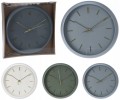 Zegar ścienny 30 cm elegancki ze złotymi wskazówkami