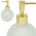 Dozownik łazienkowy do mydła 400 ml szklany z pompką