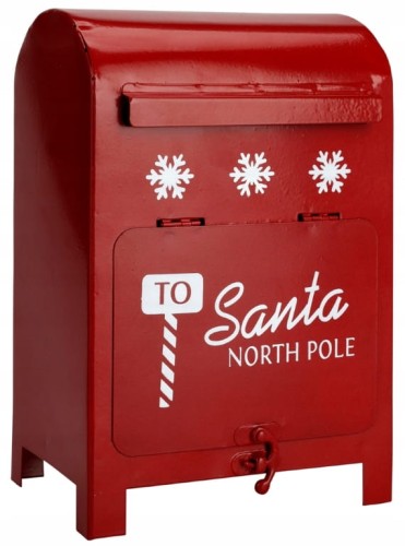 Świąteczna skrzynka na listy do Św. Mikołaja 23cm 